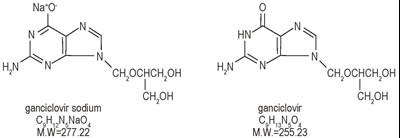 T:\spl Documents\ganciclovir Injection-spl\chemical Structures.jpg (Chemical Structures)